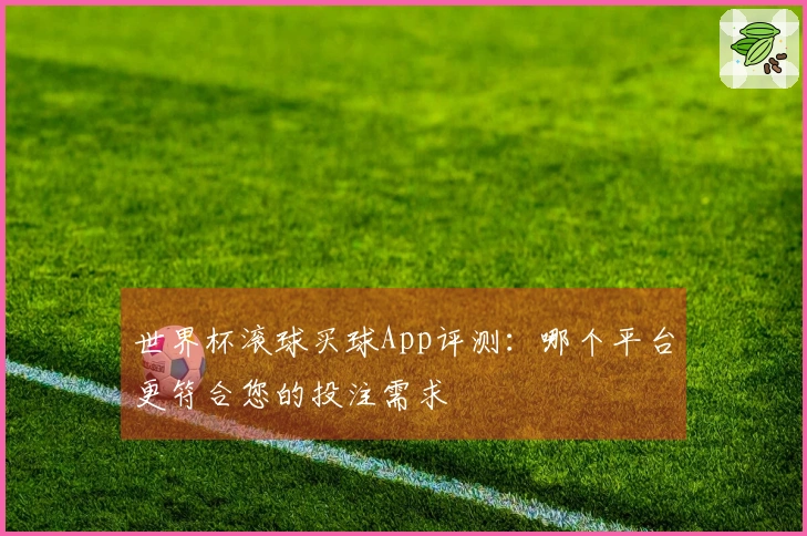 世界杯滚球买球App评测：哪个平台更符合您的投注需求